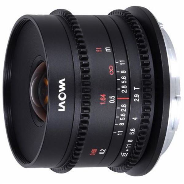 Immagine di Laowa Venus Optics obiettivo 9mm t/2.9 Zero-D per Canon RF Cine Scala Metri/Feet