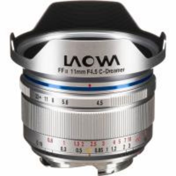 Immagine di Laowa Venus Optics obiettivo 11mm f/4.5 RL FF rettilineare per Leica M argento